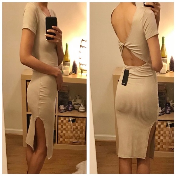 21 Saints Midi Cutout Dress - Picture 3 of 5